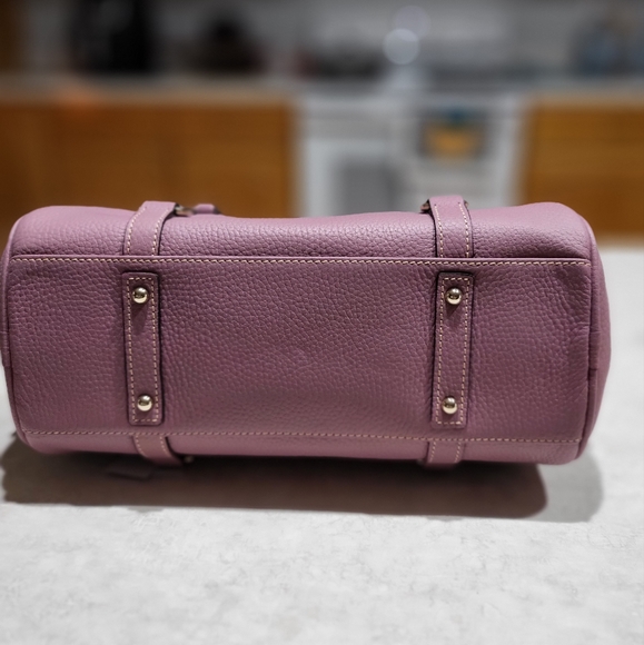NWT Dooney and Bourke Mauve Pebble Leather Satchel - Picture 4 of 8